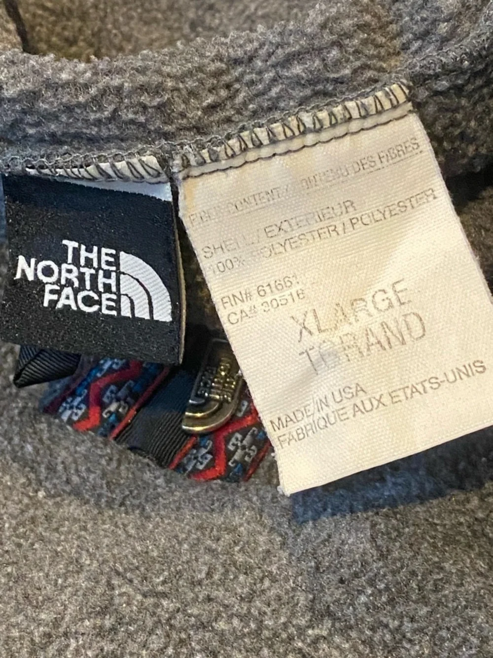 The North Face Vintage Aztec Fleece Pullover Y2k Half Zip